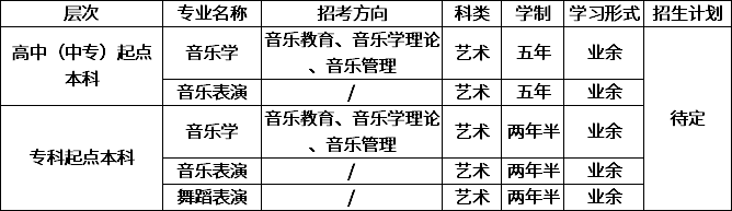 武汉音乐学院2020年成人教育招生专业.png