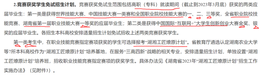 2023年湖南省普通高等学校专升本考试招生工作实施方案